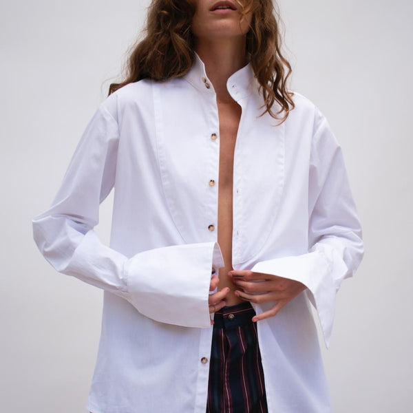 Button Up Shirt - White